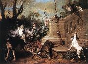 OUDRY, Jean-Baptiste Dead Roe ag USA oil painting artist